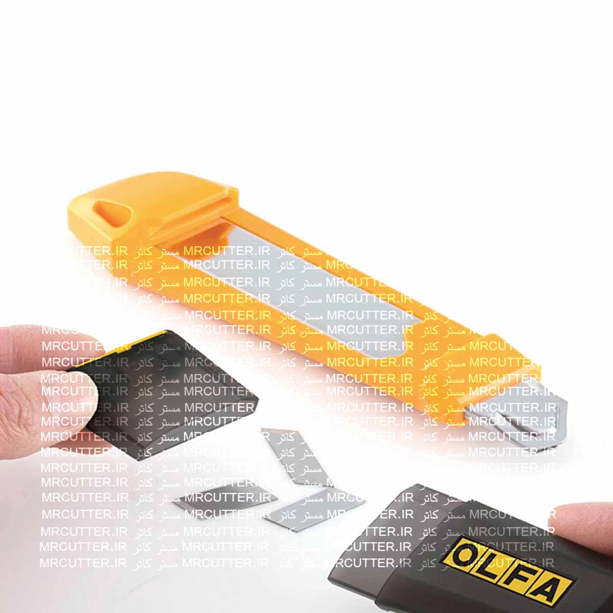 کاتر بزرگ الفا ژاپن با قفل کن اتوماتیک OLFA کد DL-1