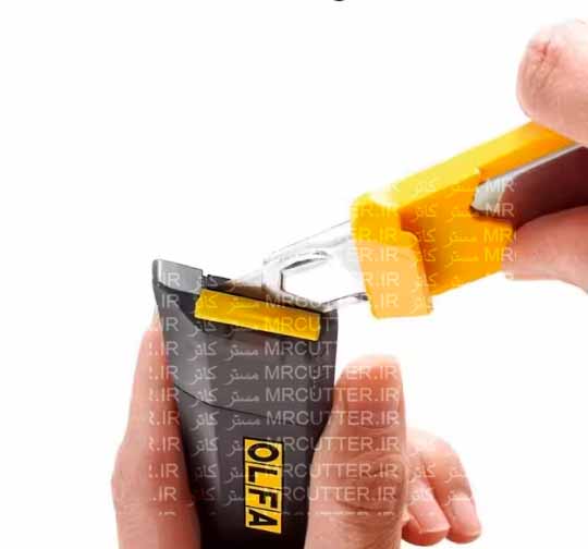 کاتر بزرگ الفا ژاپن با قفل کن اتوماتیک OLFA کد DL-1