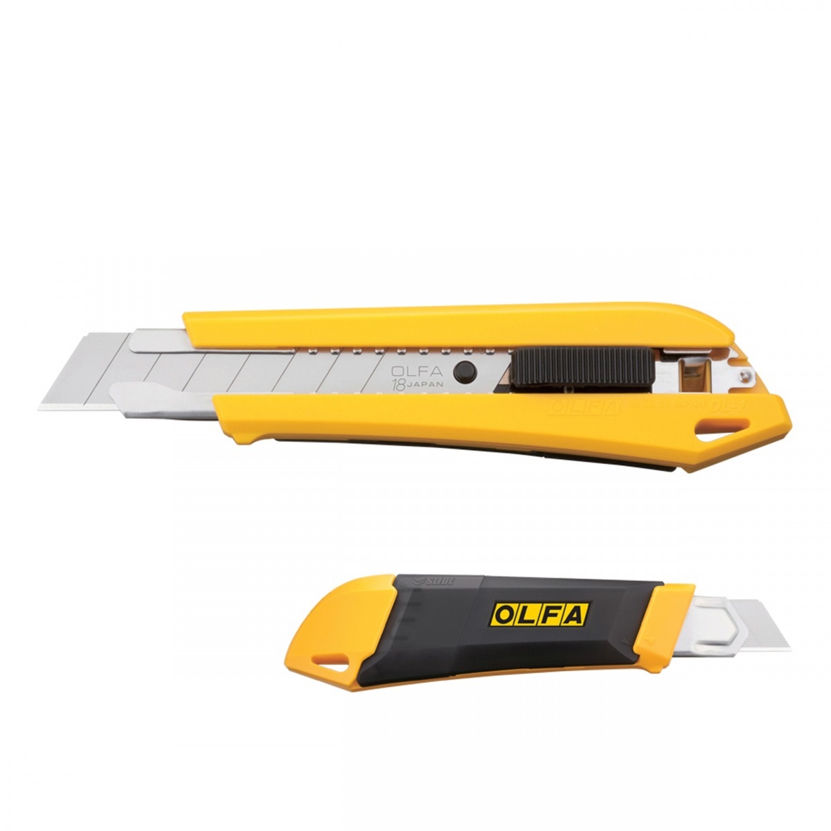کاتر بزرگ الفا ژاپن با قفل کن اتوماتیک OLFA کد DL-1