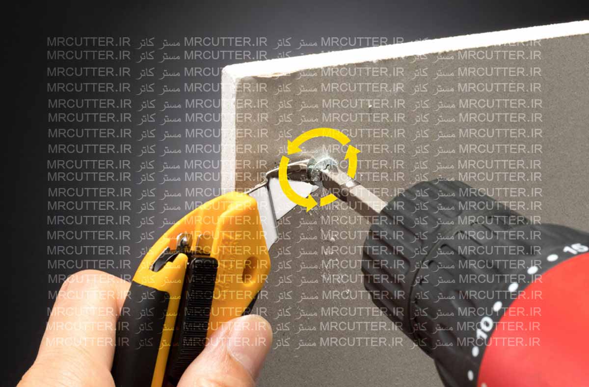کاتر بزرگ الفا ژاپن قفل کن اتوماتیک OLFA کد L8-AL