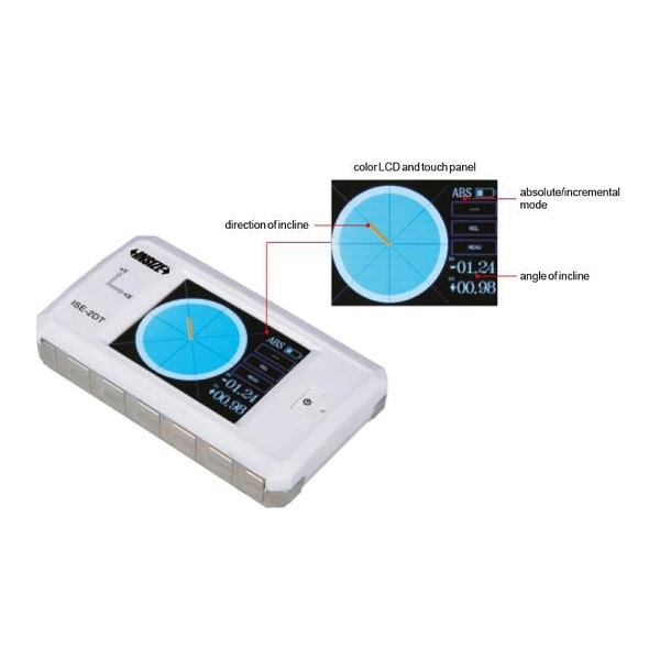 زاویه سنج و شیب سنج دیجیتال اینسایز مدل ISE-2DT