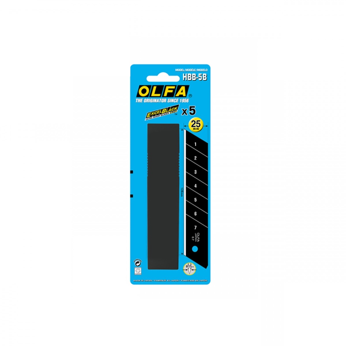 تیغ فوق بزرگ فولادی ژاپنی الفا (HBB-5B) OLFA