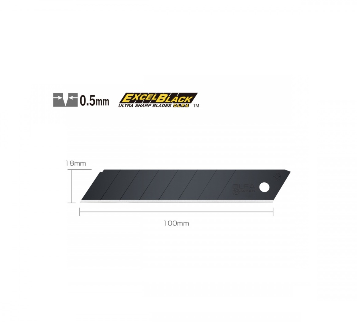 تیغ کاتر الفا مشکی LBB-10