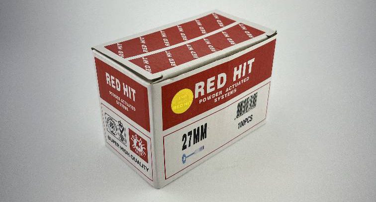 میخ و چاشنی سرخود (سرهمی) رد هیت (RED HIT)