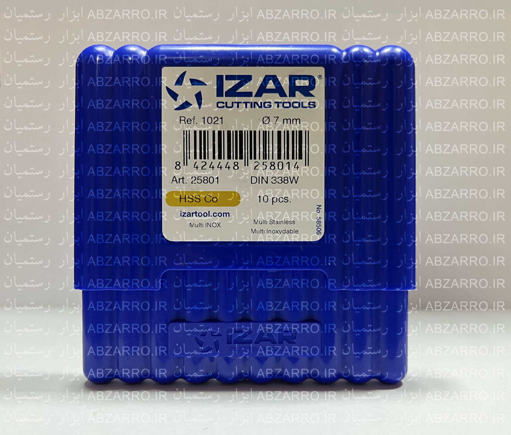 مته استیل ایزار اسپانیایی سایز 7 میلی متری