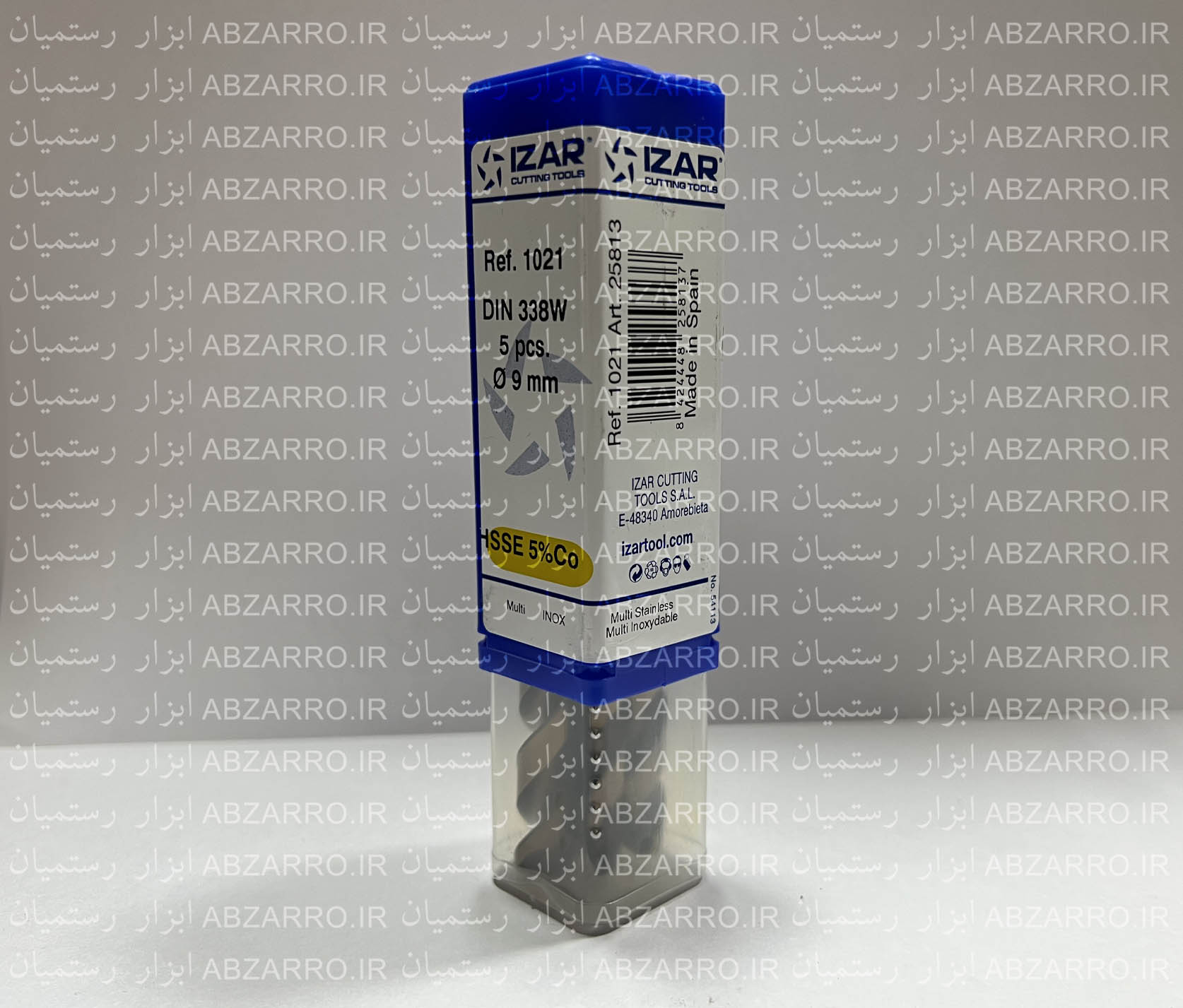مته استیل ایزار اسپانیایی سایز 9 میلی متری
