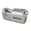 قفل استوانه ای کهن مدل 95 توپر فولادی بیضی دو طرف پخ (کد K.B. 95)
