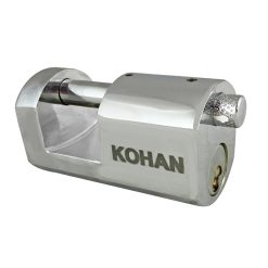 قفل استوانه ای کهن مدل 95 توپر فولادی بیضی دو طرف پخ (کد K.B. 95)
