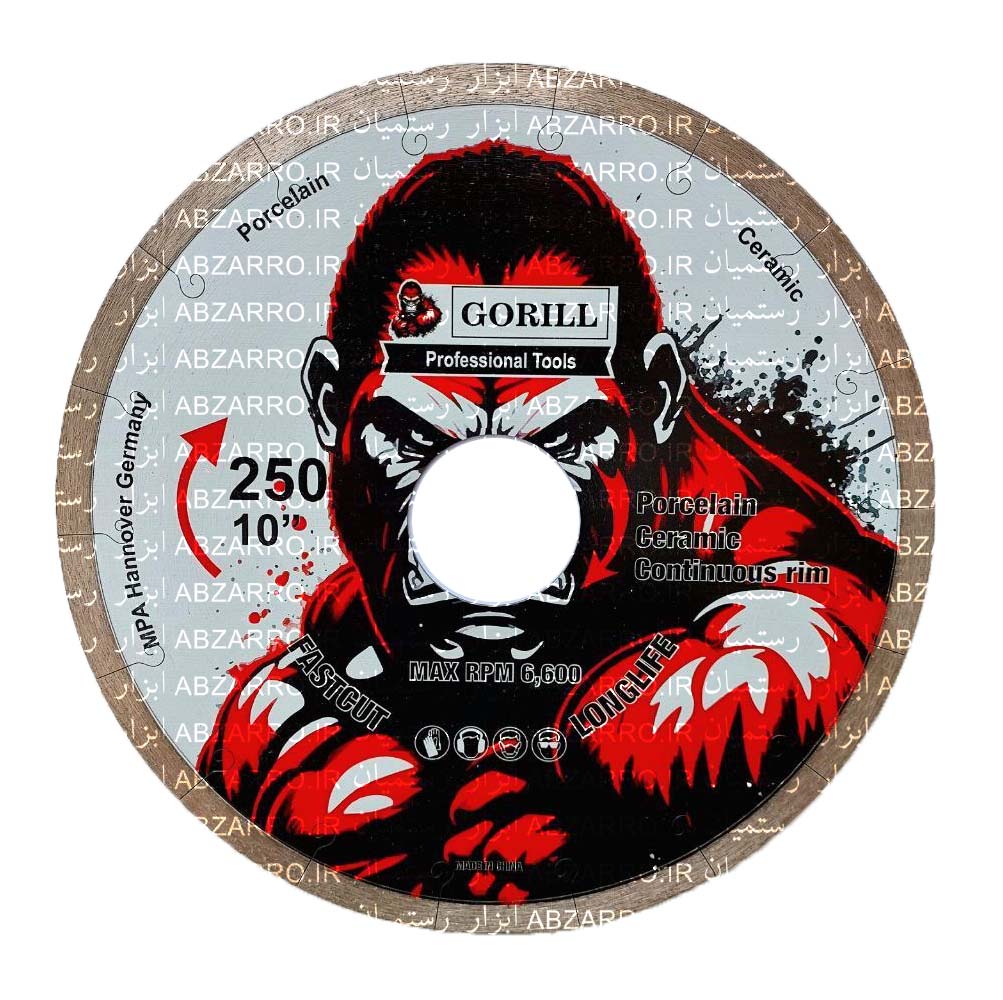 صفحه برش دستگاه سنگبری 25 سانتی گوریل GORIL