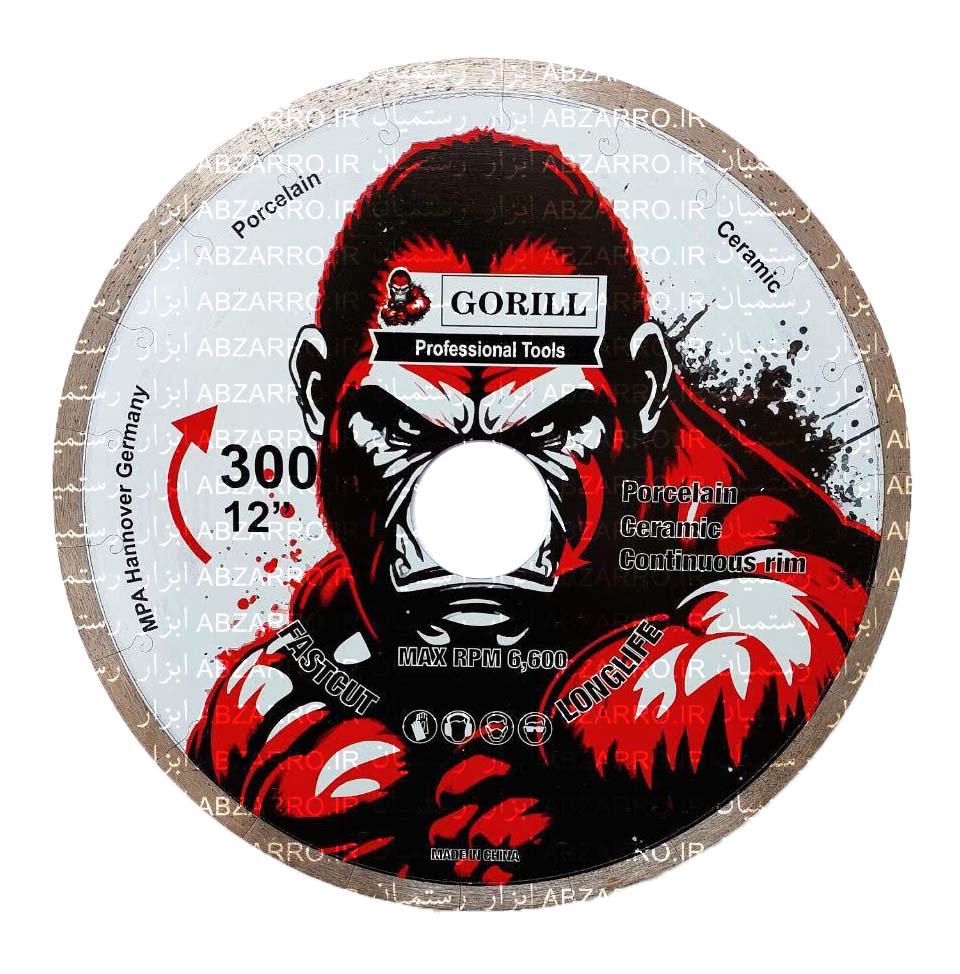 صفحه برش دستگاه سنگبری 30 سانتی گوریل GORIL